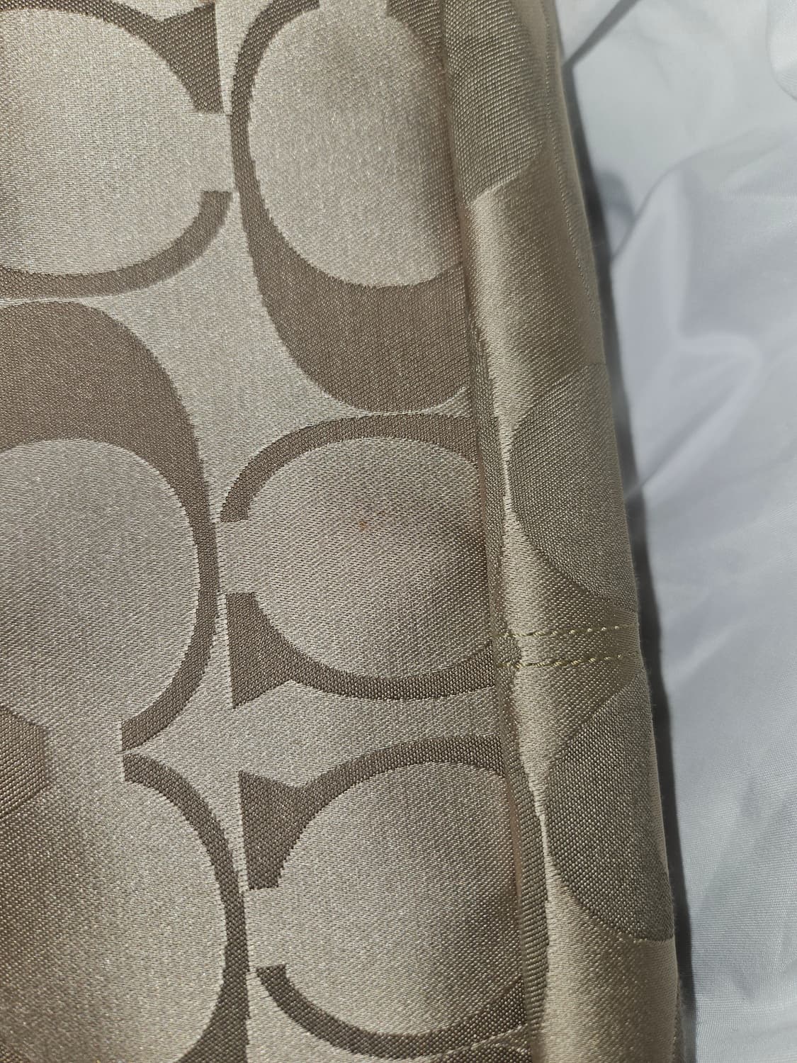 빈티지 오네갸루 실버베이지 코치백 상품이미지5