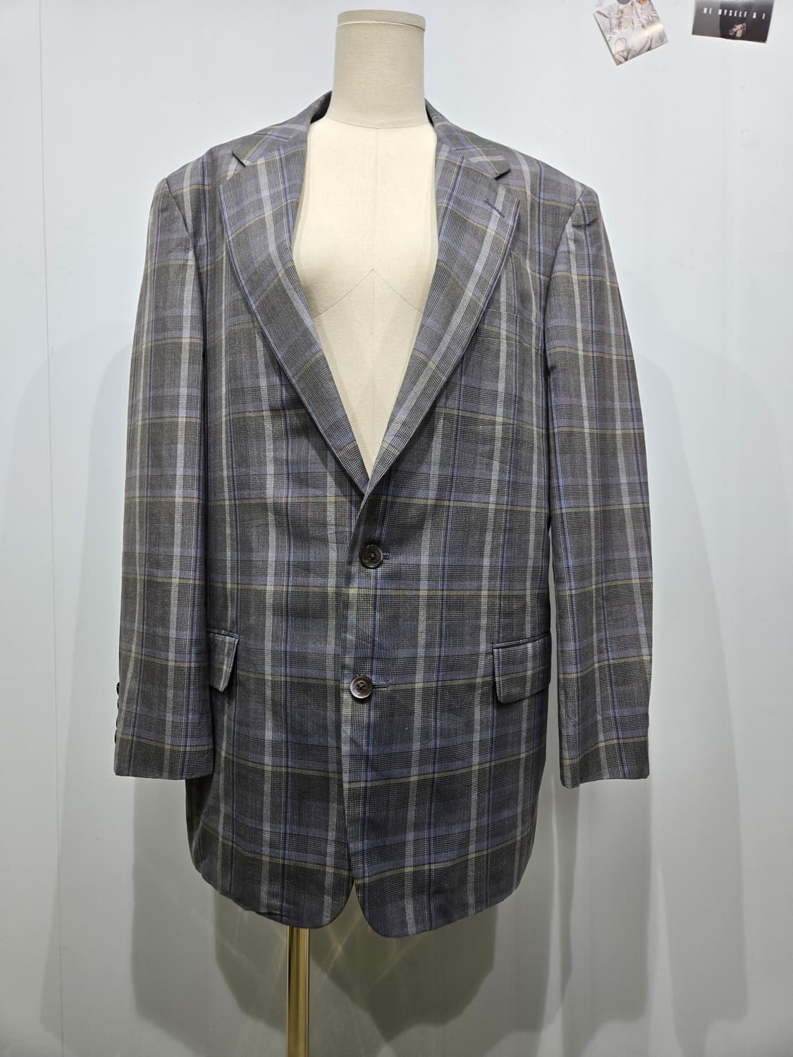 버버리 체크 패턴 자켓 블레이저 상품이미지1