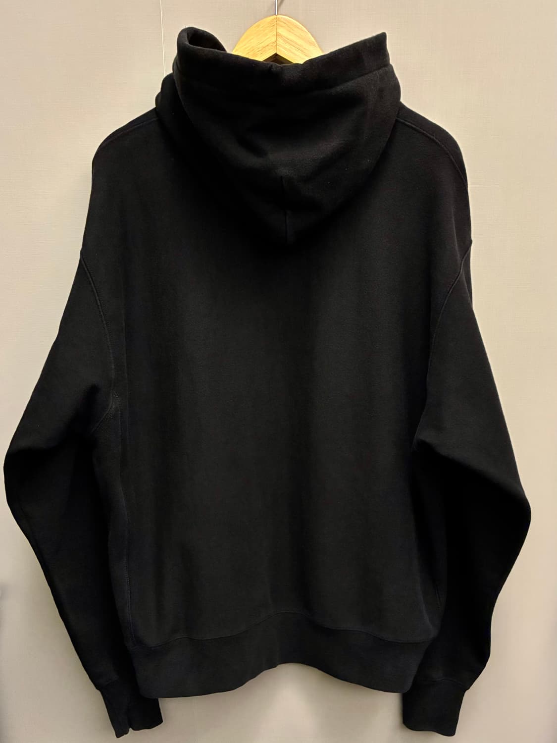 (XL)챔피온 x MOMA 모마 리버스위브 스웻 후드티셔츠 블랙 상품이미지7