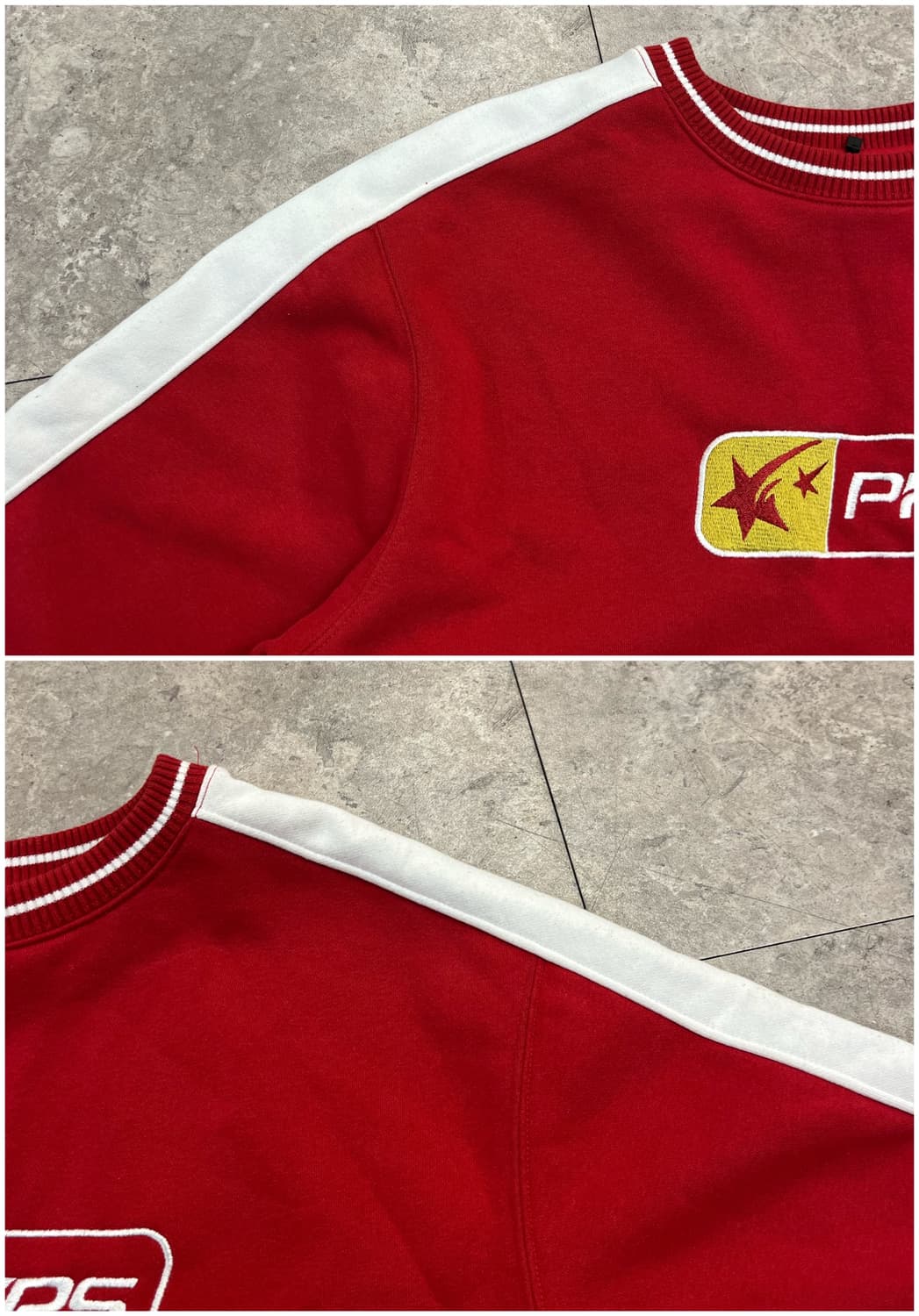 피지컬 디파트먼트 맨투맨 레드 L #csz2241 상품이미지5