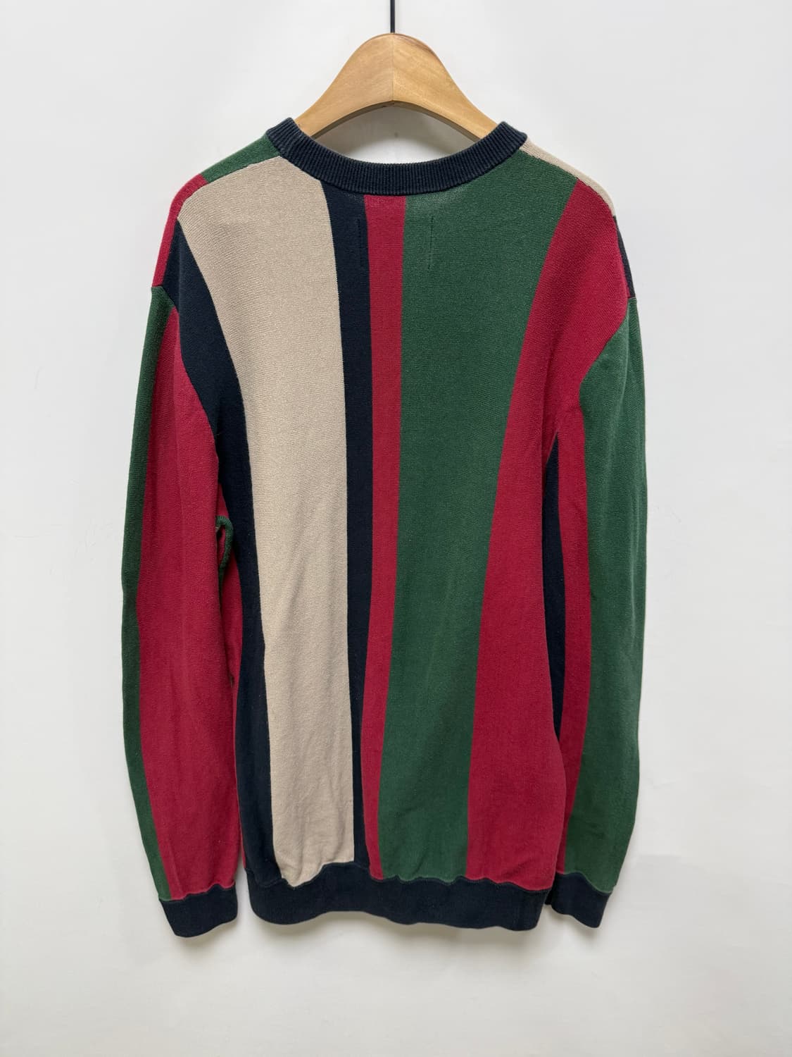 스투시 버티컬 스트라이프 크루넥 니트 상품이미지2