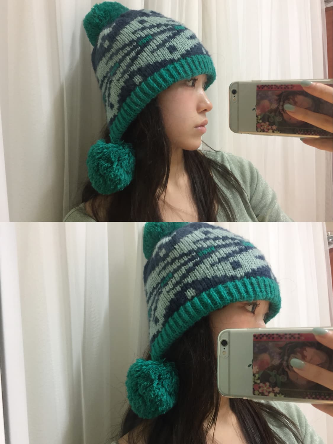 초록 방울 비니 상품이미지5