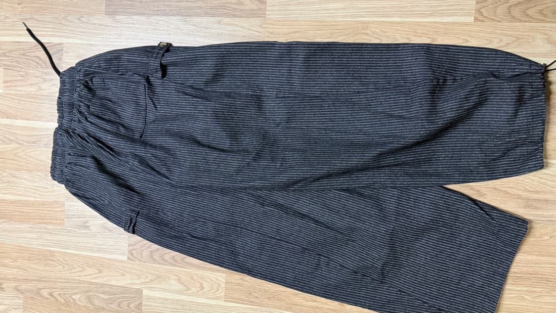 스트라이프 커브드 팬츠 상품이미지5