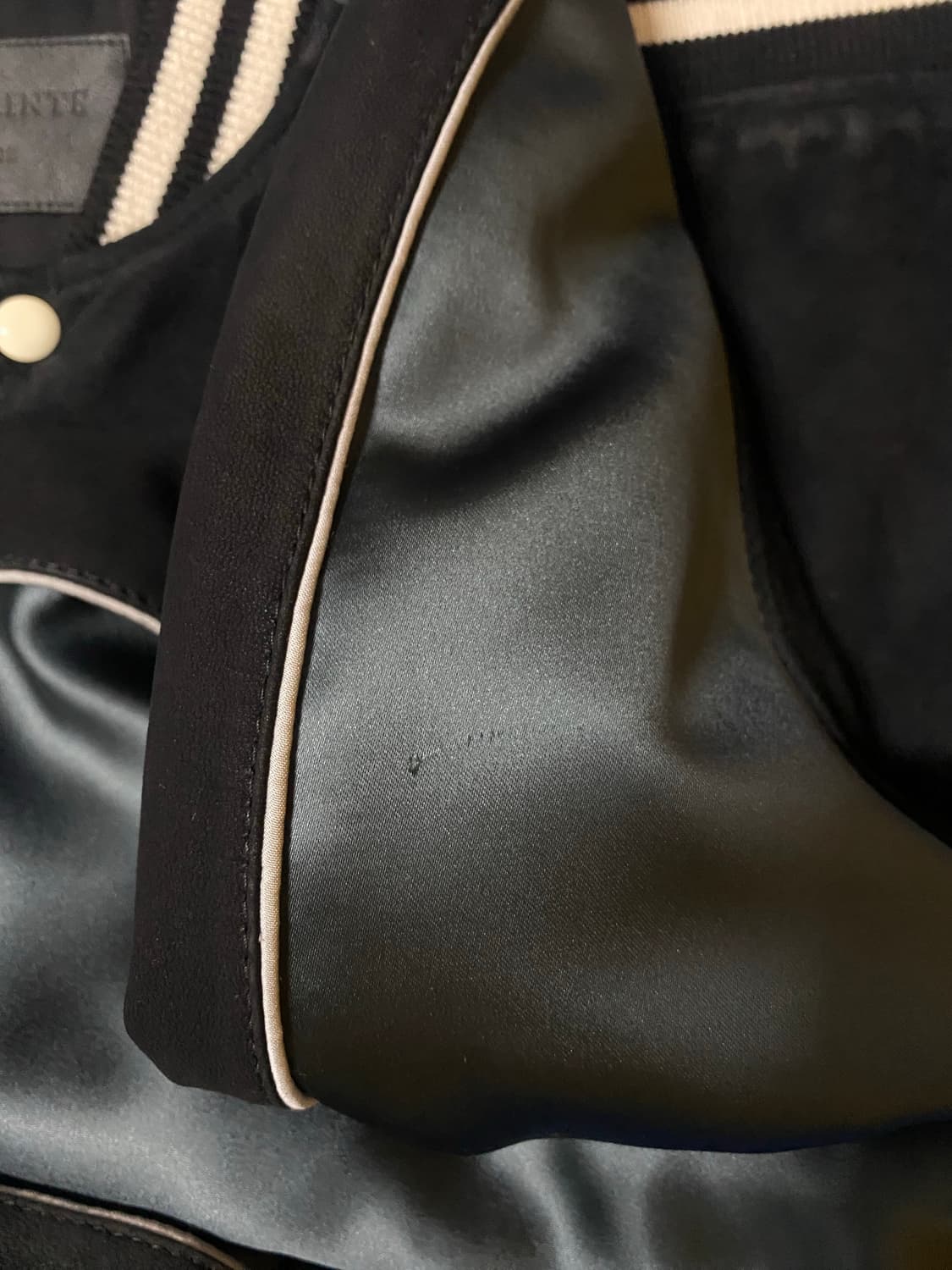 AllSaints 올세인츠 앱튼 새틴 스웨이드 자켓 L 상품이미지6