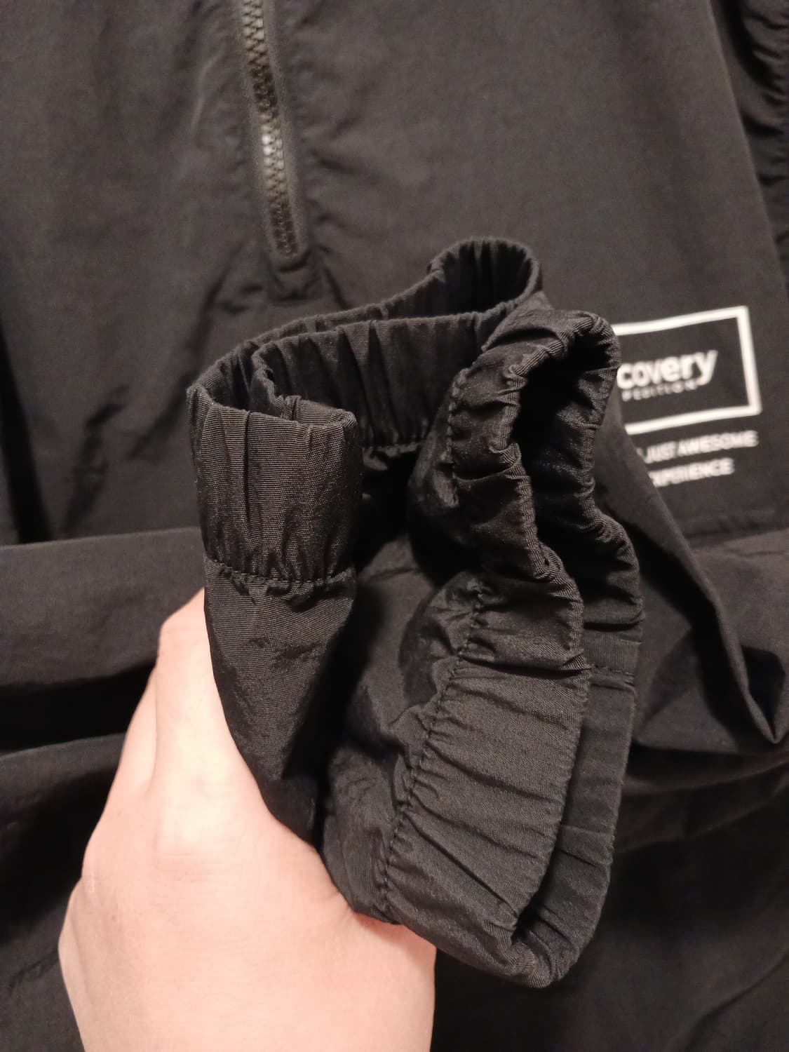 디스커버리 정품 남성 바스락 반집업 후드티 95 사이즈 상품이미지5