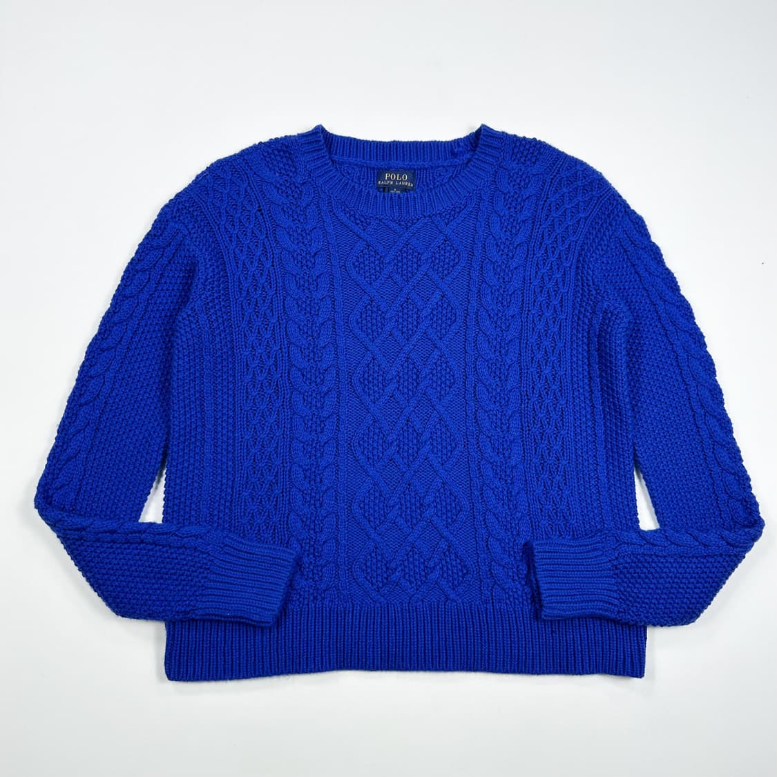 폴로 랄프로렌 걸즈 스카이 블루 니트 (실측 XS 여성추천) 상품이미지2