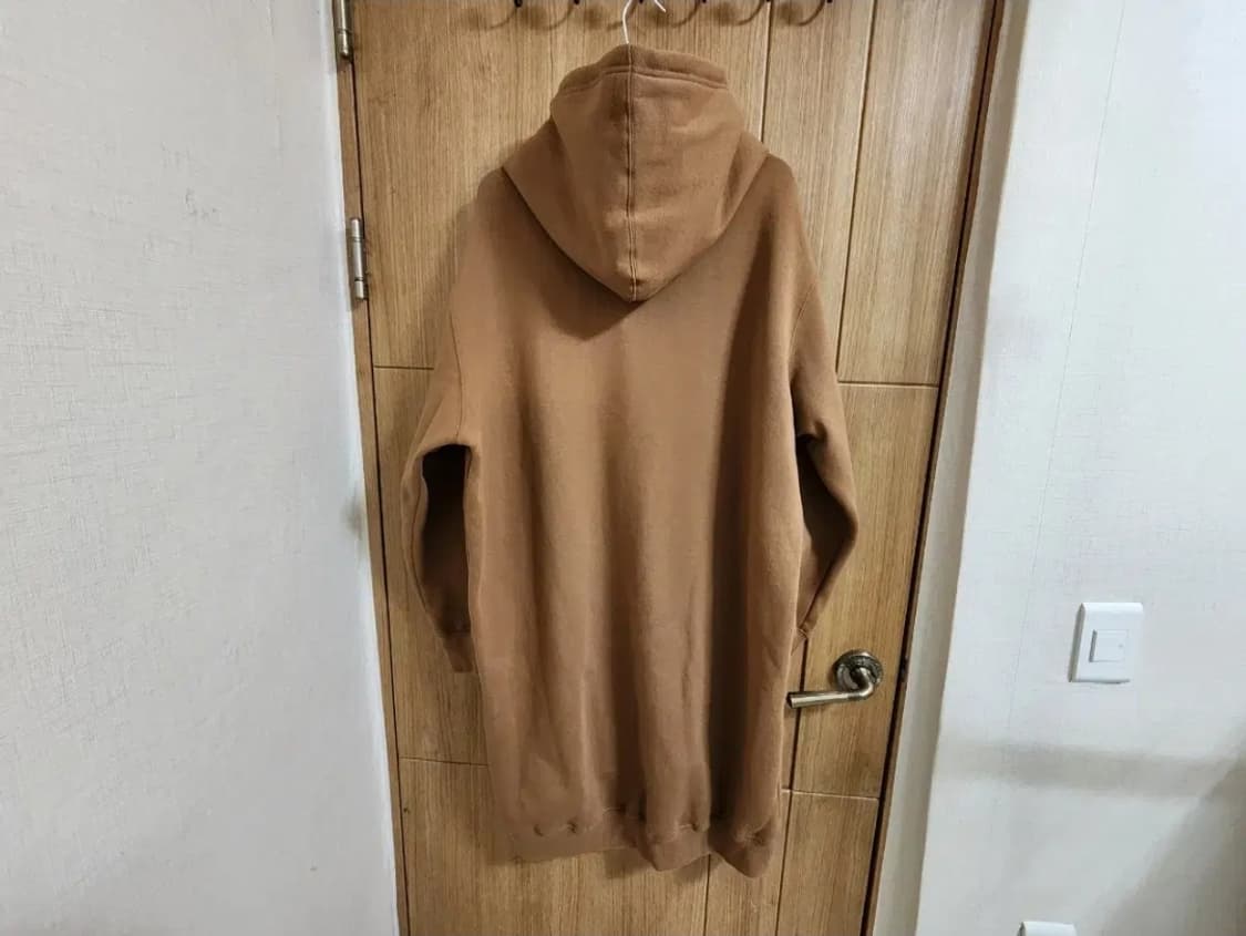 (F)여성 톰보이 기모 후드 롱 원피스 상품이미지3