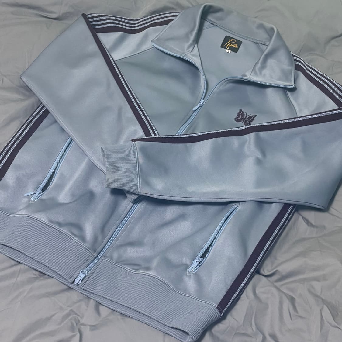 니들스 트랙자켓 폴리 스무스 삭스 블루 상품이미지1