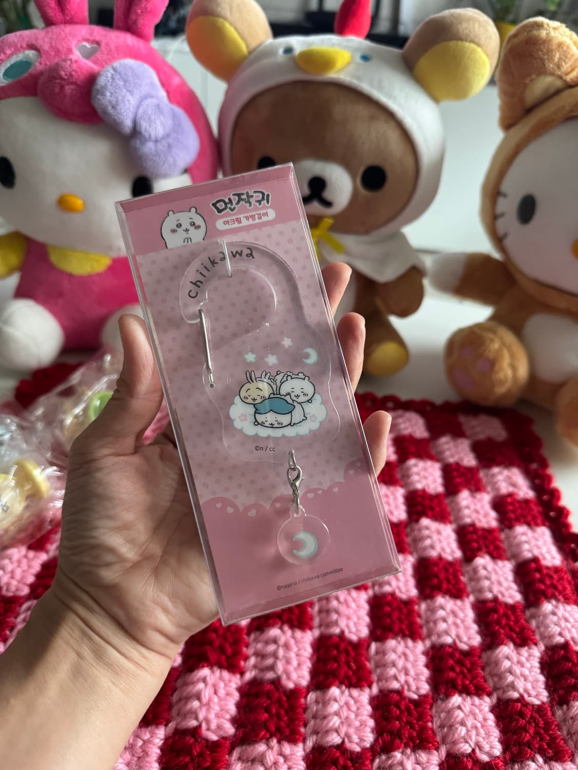 새상품 먼작귀 치이카와 아크릴 카라비너 키링  소장용판매 상품이미지7