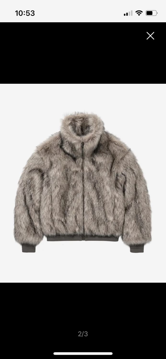 웰빙익스프레스 퍼자켓 그레이 s 상품이미지1