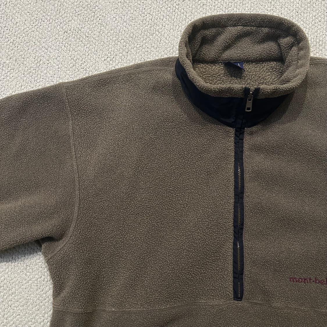 90s 재팬 몽벨 mont-bell 폴라텍 하프집 플리스 상품이미지7