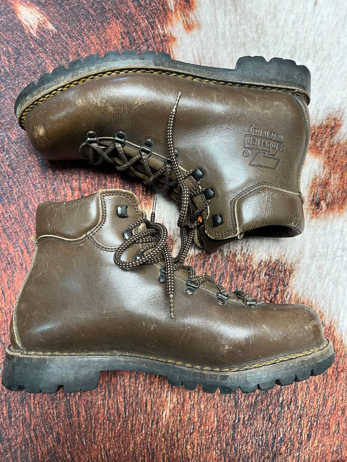 [275] 잠발란 클래식 하이킹 부츠 브라운 43 상품이미지4