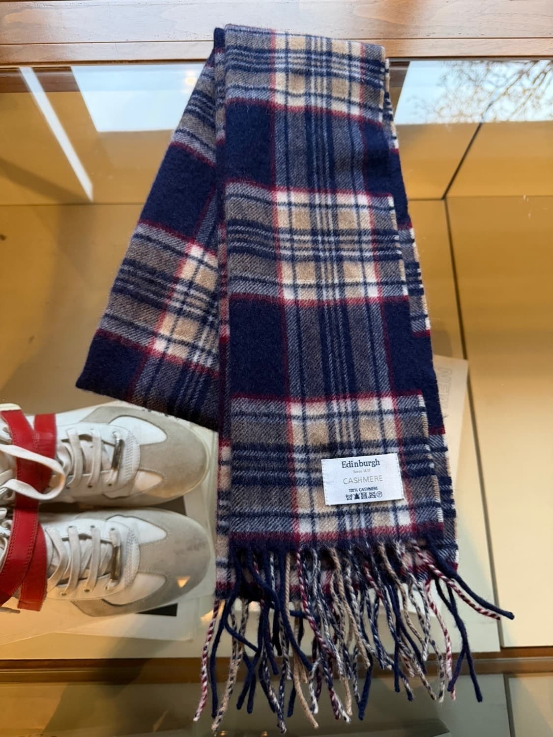 에든버러 캐시미어 머플러 상품이미지1