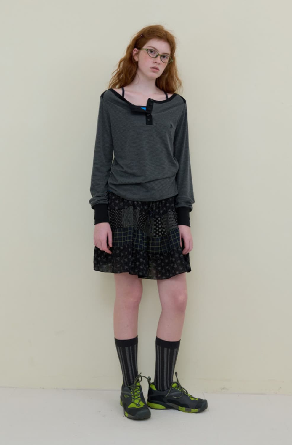 노컨텐츠 boatneck stripe t_black 상품이미지2