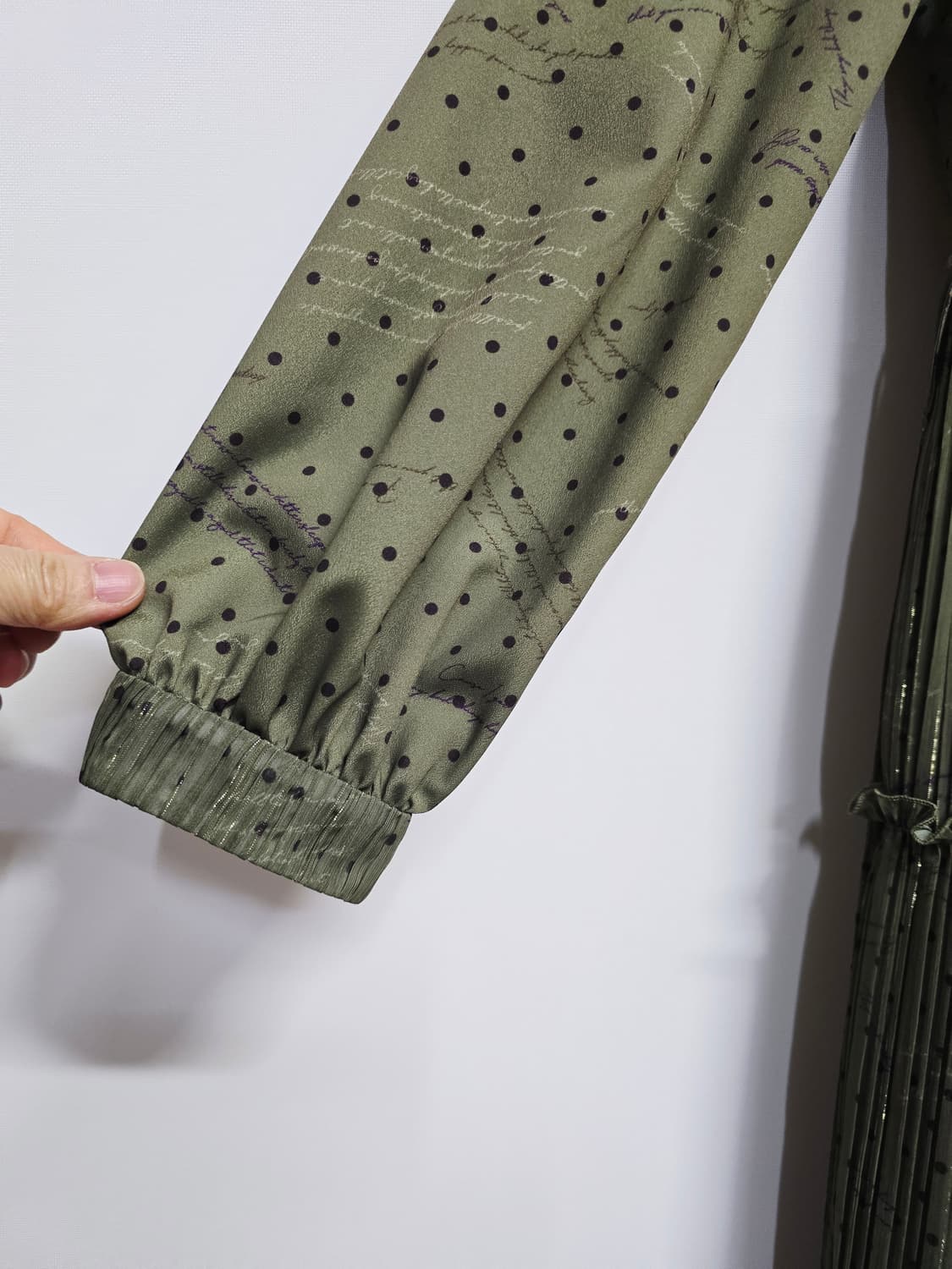 에고이스트  도트 플리츠 원피스 프릴 장식55 상품이미지4