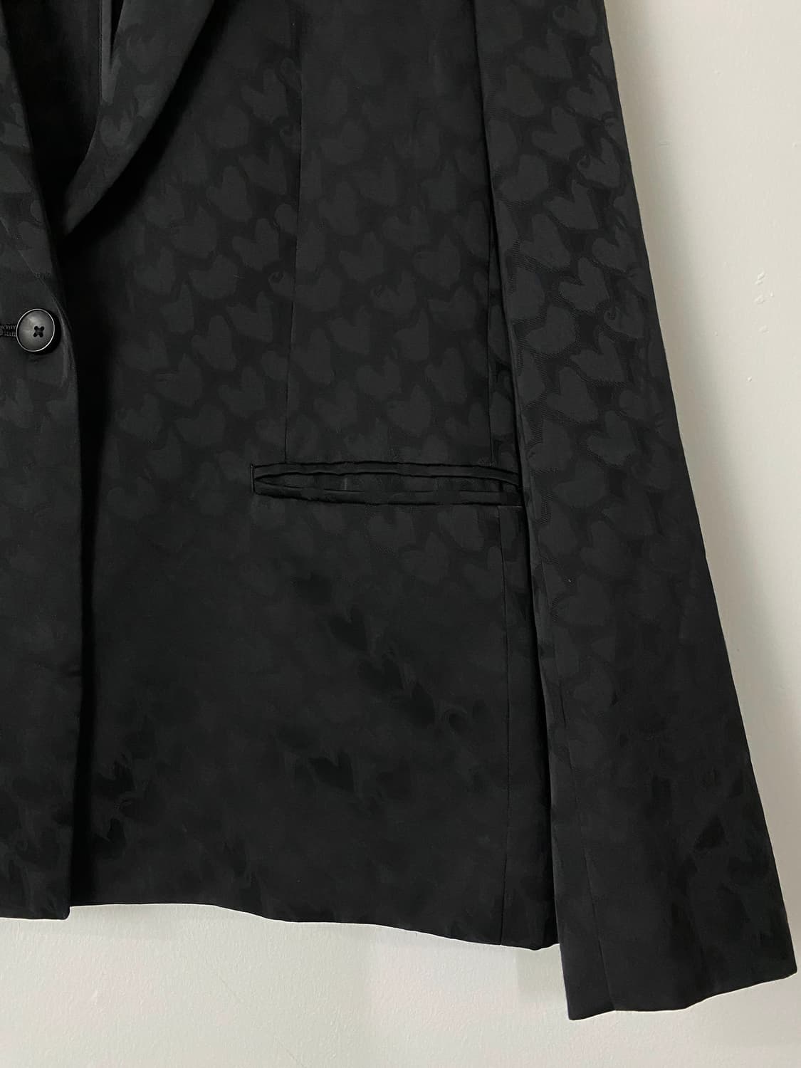 빈티지 PAUL. SMITH 하트 패턴 원 버튼 자켓 상품이미지5