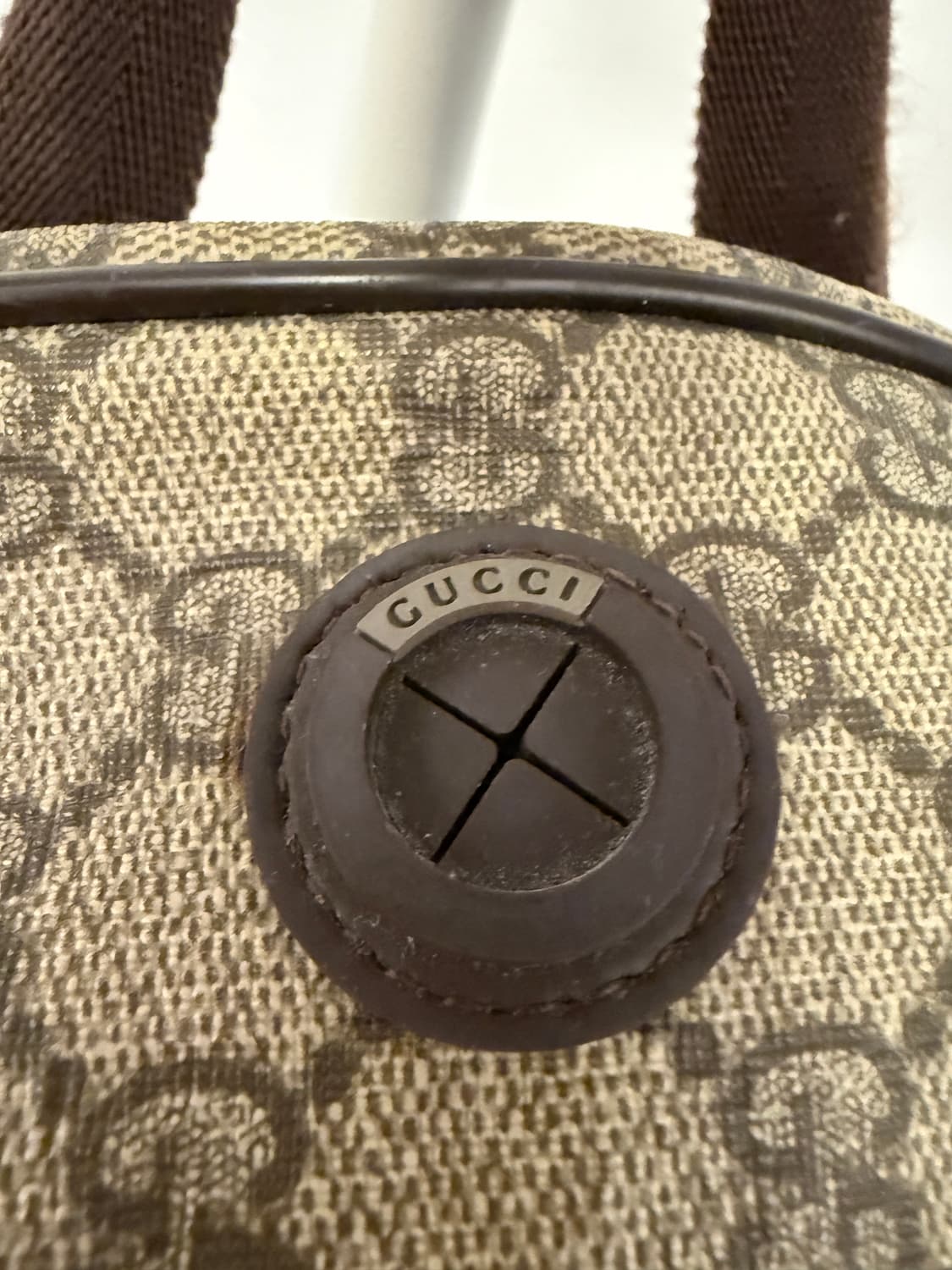 구찌 정품 GG 인터로킹 수프림 캔버스 백팩 상품이미지4