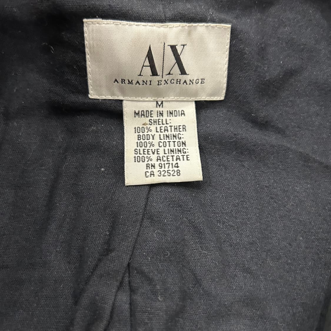 알마니 익스체인지 싱글 라이더자켓 상품이미지3