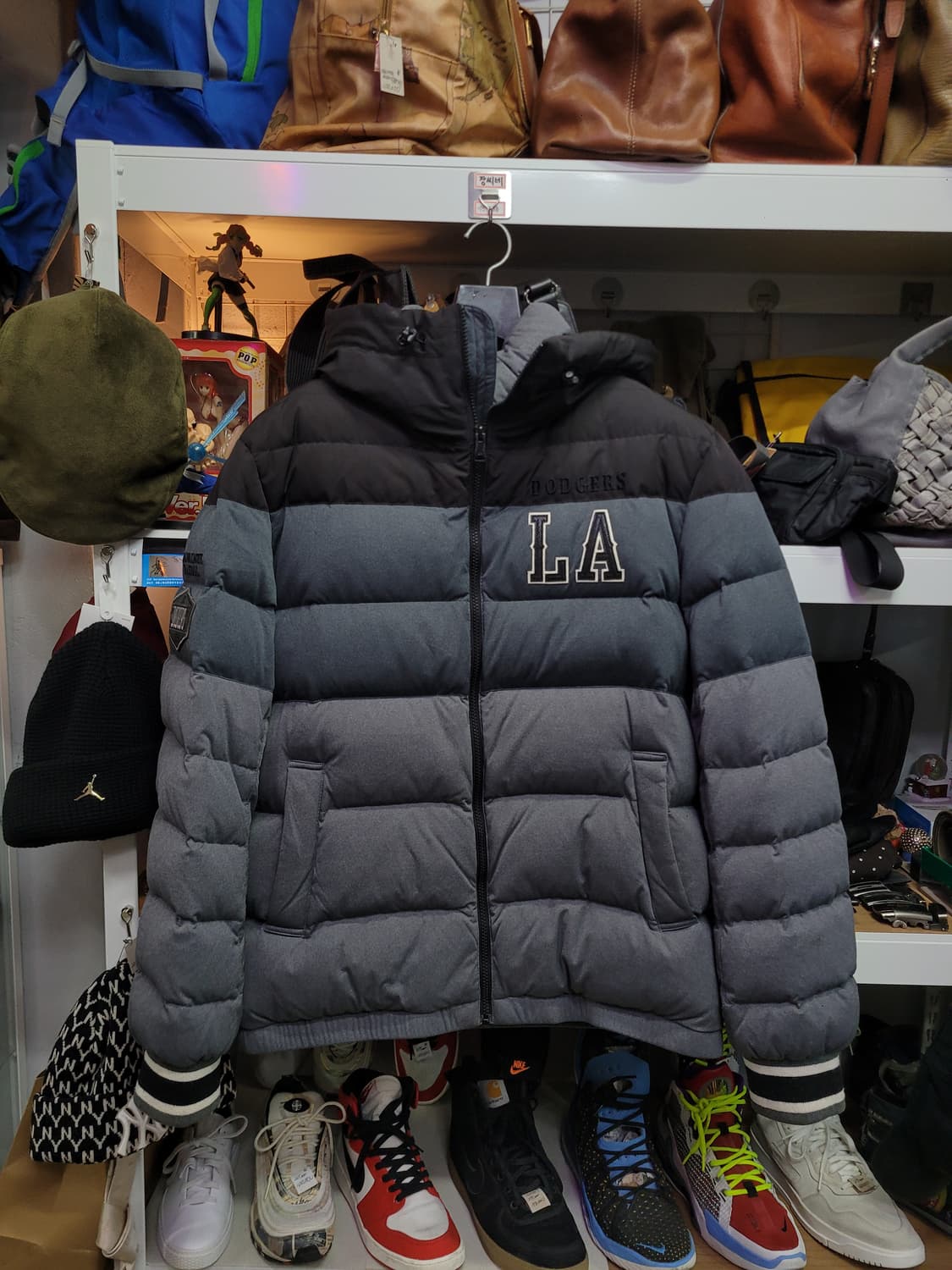 MLB LA 다저스 후드 오리털 패딩 상품이미지1