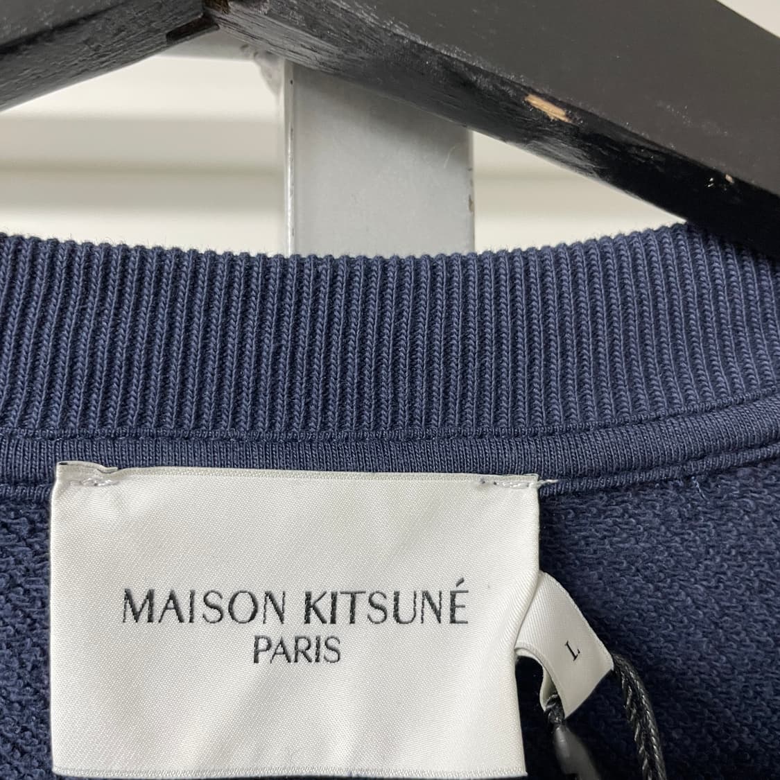 메종키츠네 네이비 폭스 맨투맨 새상품 L 상품이미지5