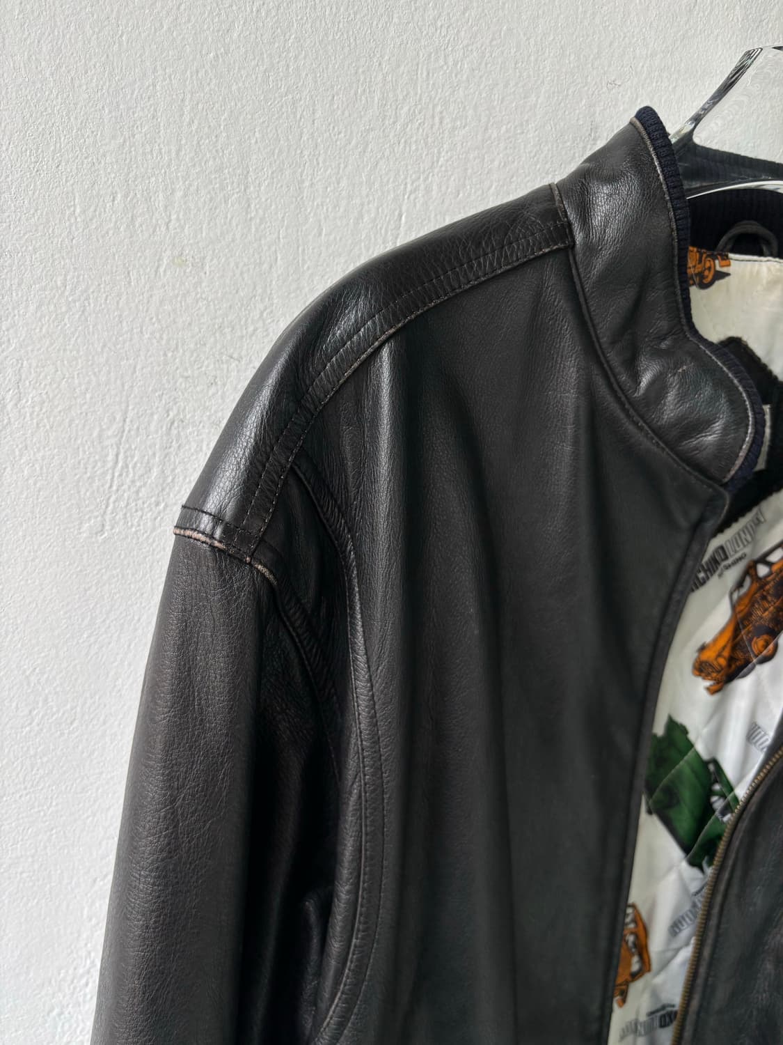 미치코 런던 레더 바이커 자켓 상품이미지8