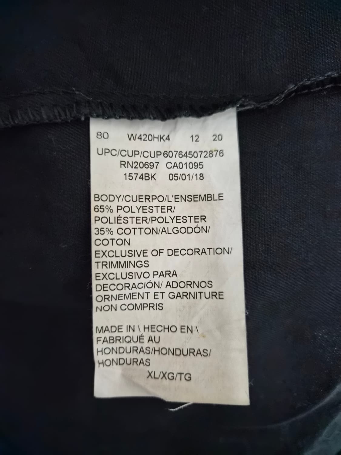 디키즈Dickies 투포켓 워크 반팔 셔츠 XL - S374 상품이미지5