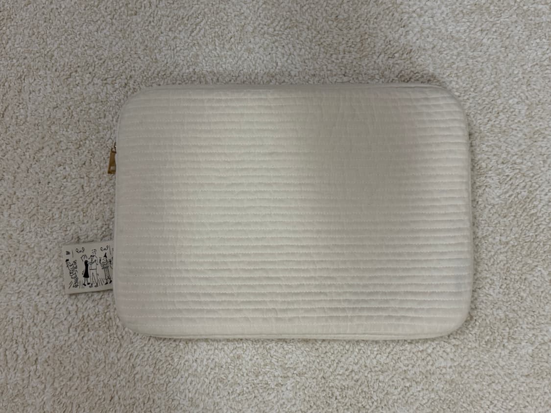 [THUS 더스] 노트북 파우치 (바닐라 / 13인치) 상품이미지3