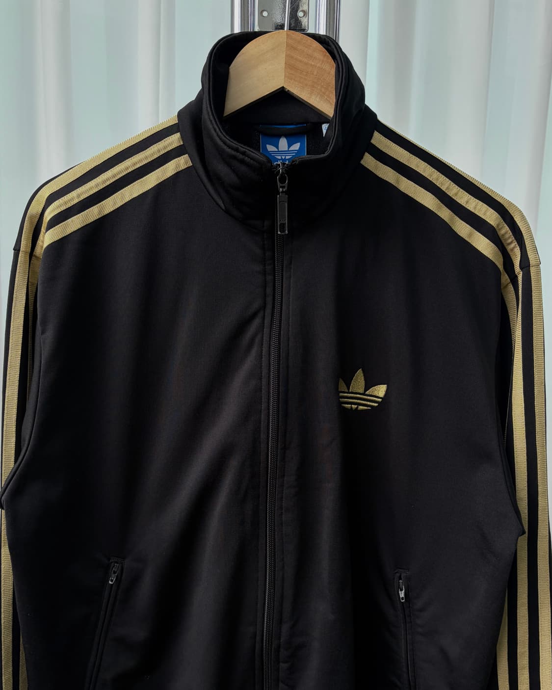 [M-L]아디다스 구형 파이어버드 검골 골드 트랙탑 져지 상품이미지4