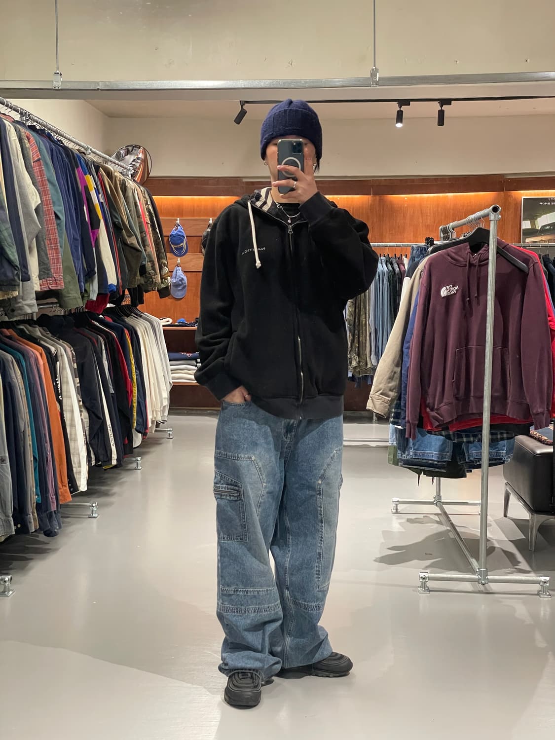 노티카 플리스 후드 집업 상품이미지2