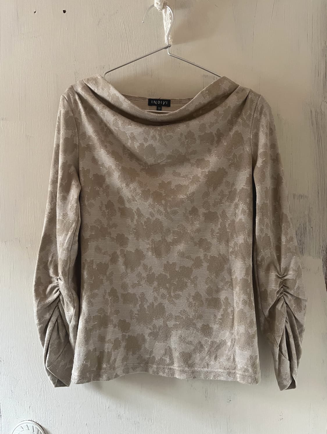 vintage flower jacquard top 상품이미지1