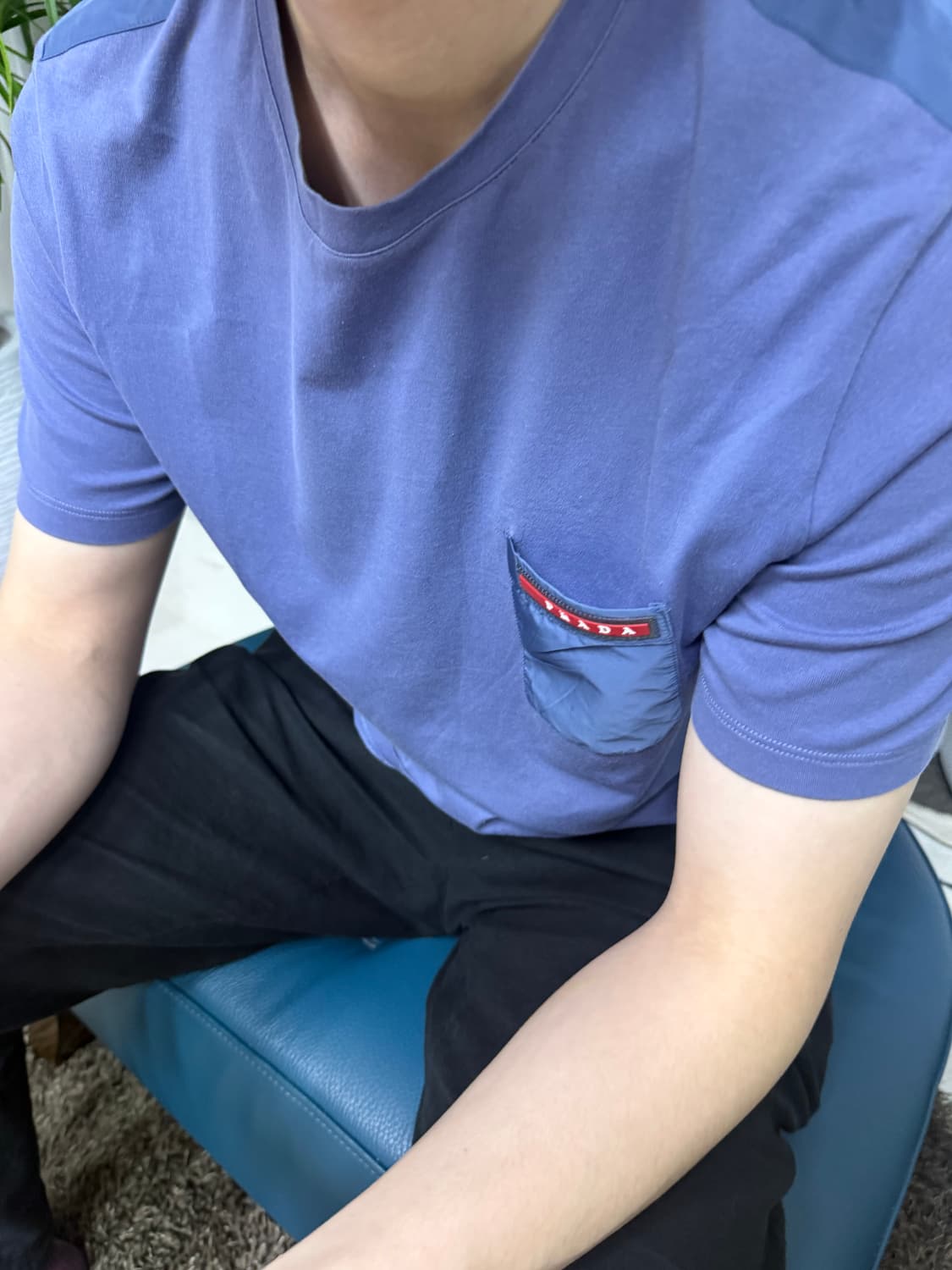 프라다 스포츠 리네아 로사 포켓 티셔츠 상품이미지1