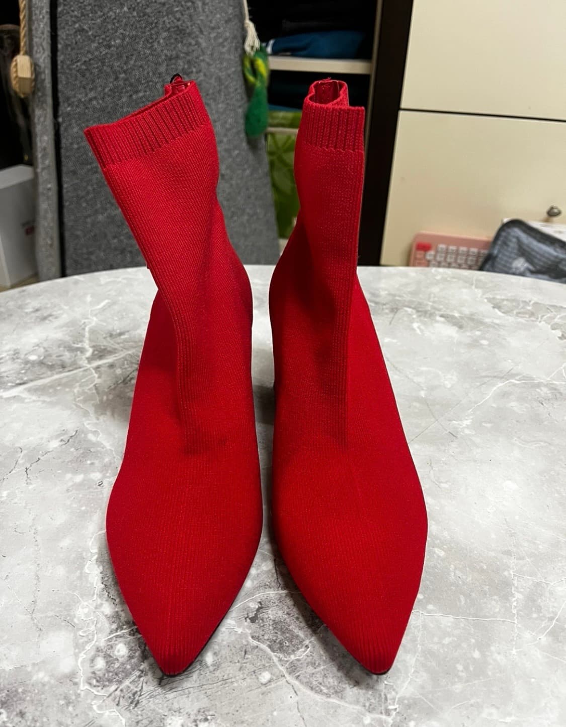 자라 레드 부츠(새상품) 상품이미지1