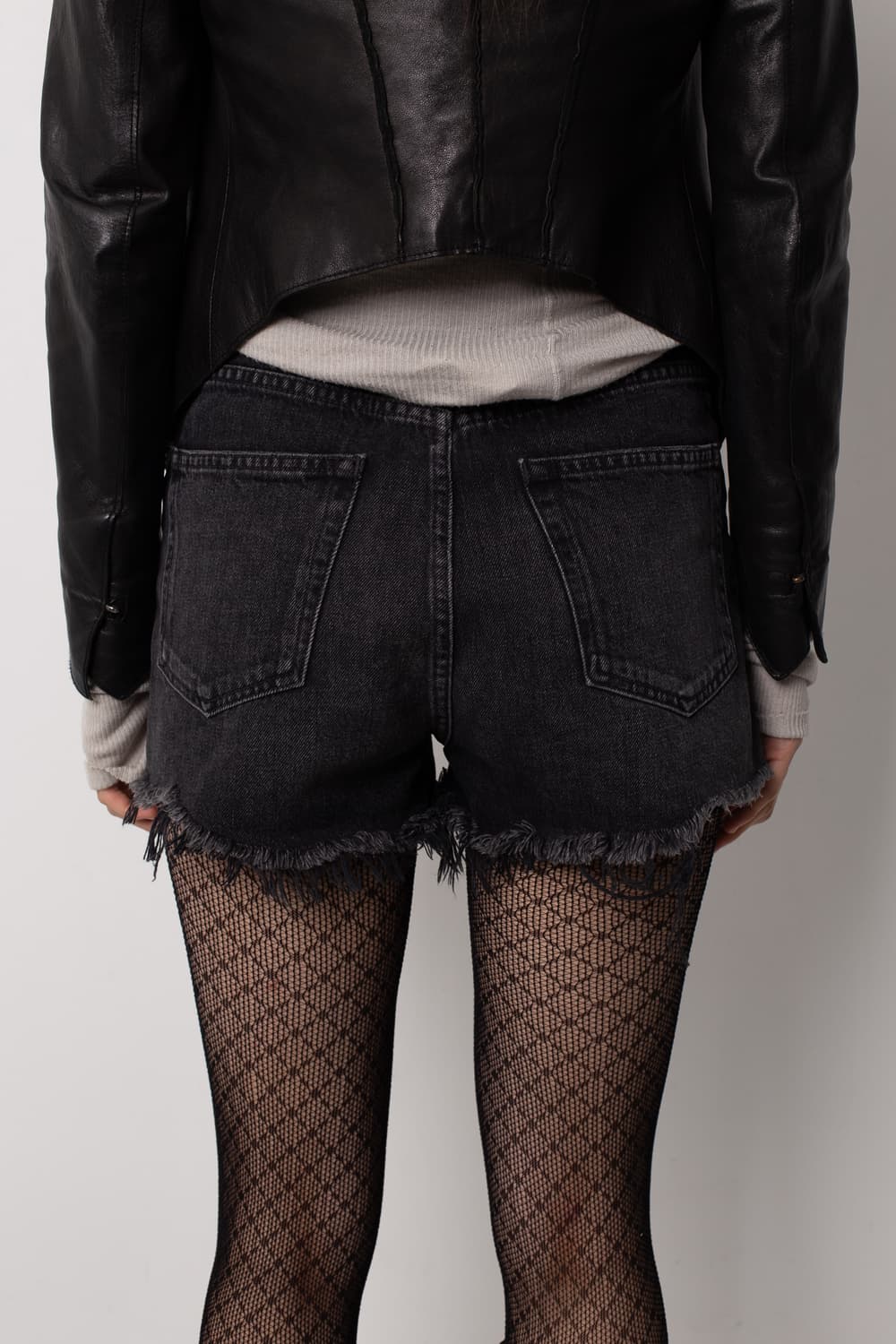 ALEXANDER WANG FOLD OVER DENIM SHORTS 상품이미지4