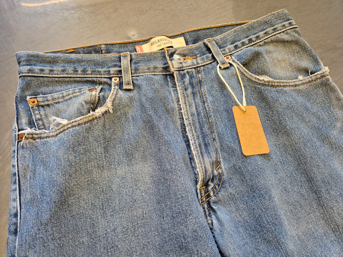 00s 리바이스 550 릴렉스드 핏 데님 팬츠 상품이미지5