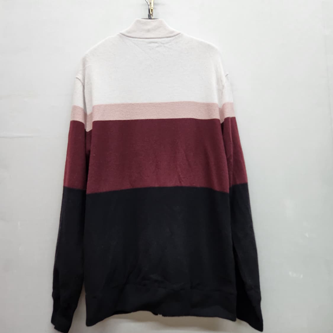 닥스골프 컬러블럭 울 집업 가디건 100(L) 상품이미지4