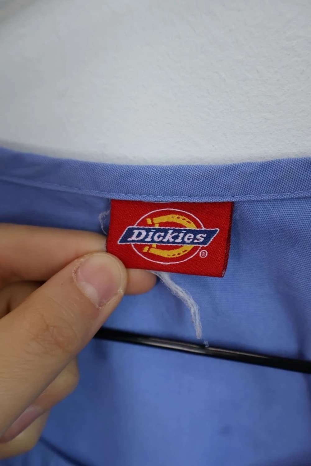 Dickies Blue Scrub Top Medical Shirt 상품이미지9
