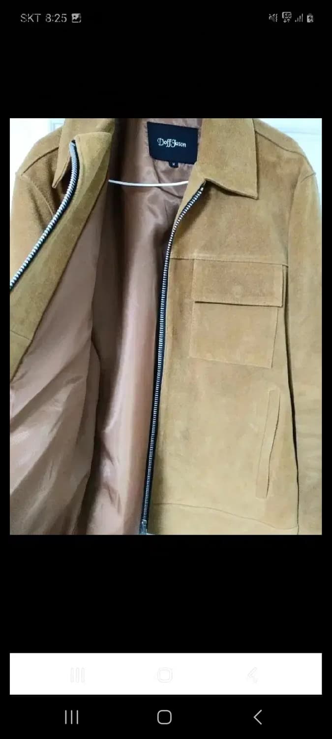 도프제이슨 소가죽 스웨이드 자켓 상품이미지6