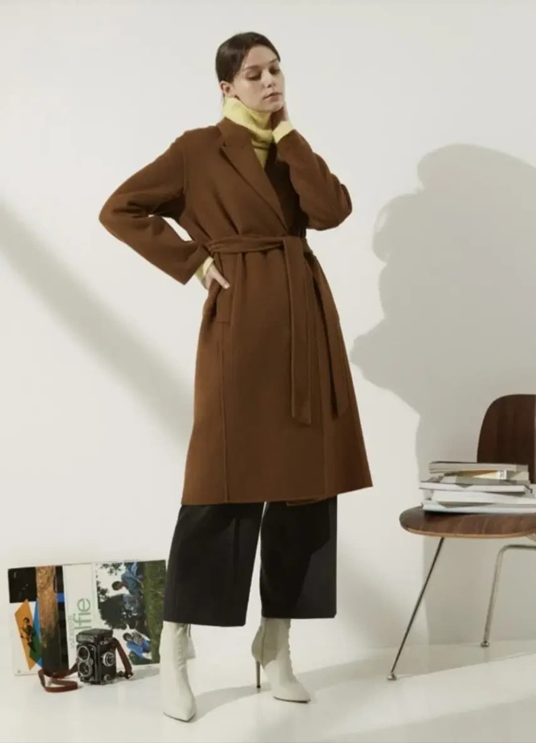 enc 울캐시 핸드메이드 롱코트 상품이미지1