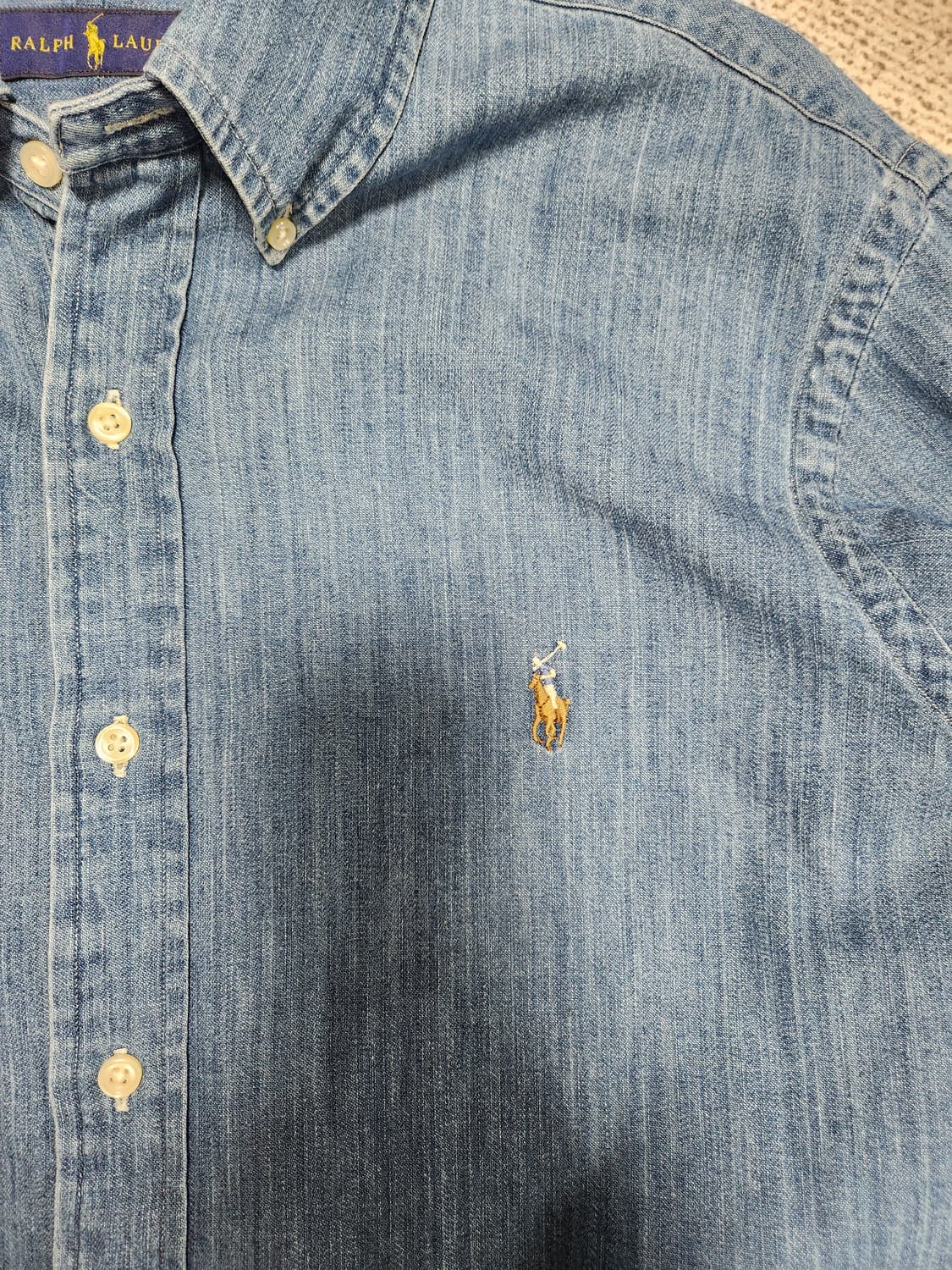 폴로랄프로렌 데님 셔츠 L사이즈 상품이미지3