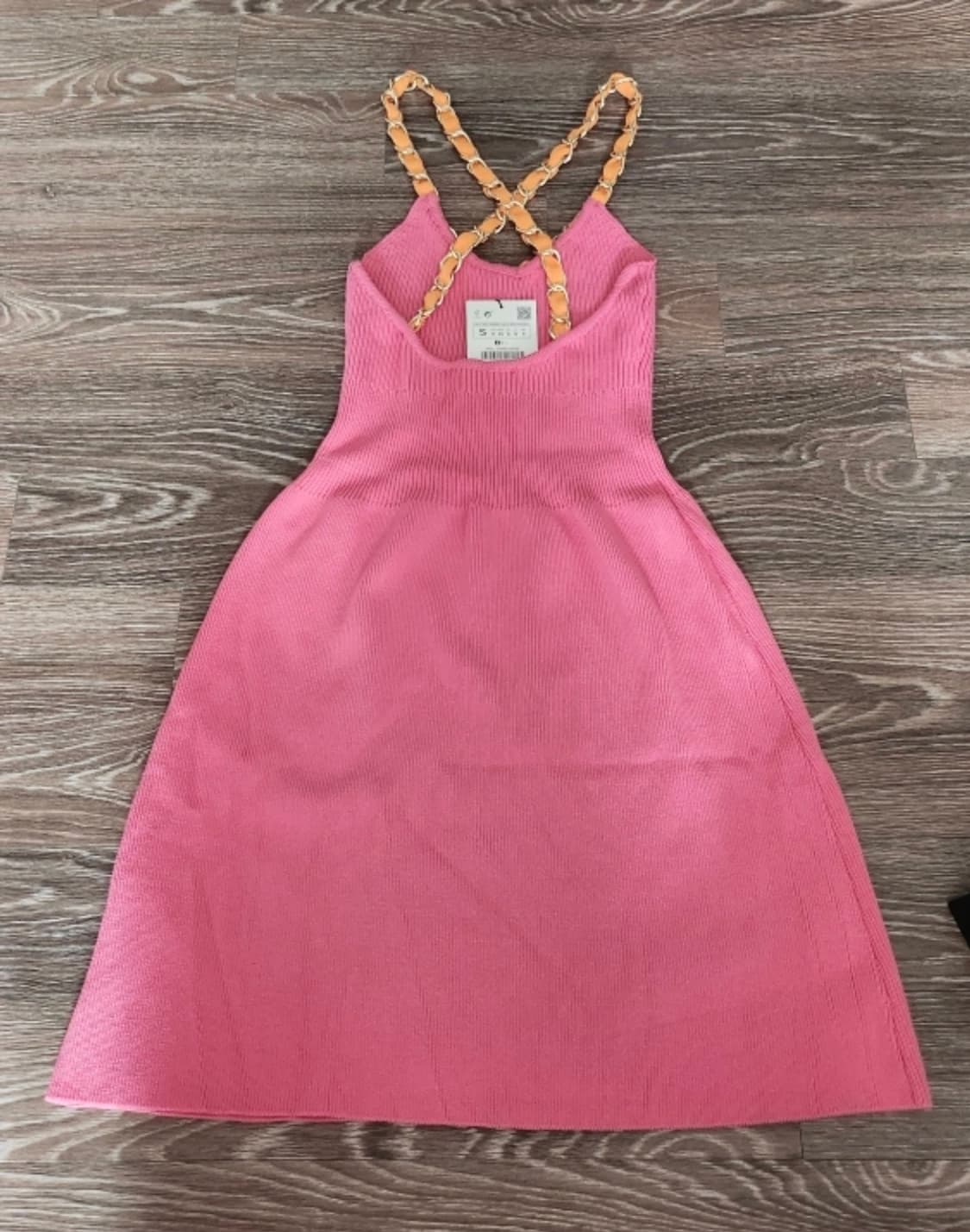 Zara 니트 체인 미니 원피스 상품이미지5