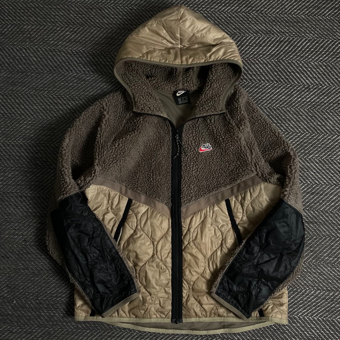 나이키 NSW 헤리티지 쉐르파 플리스 자켓y 3369 상품이미지2