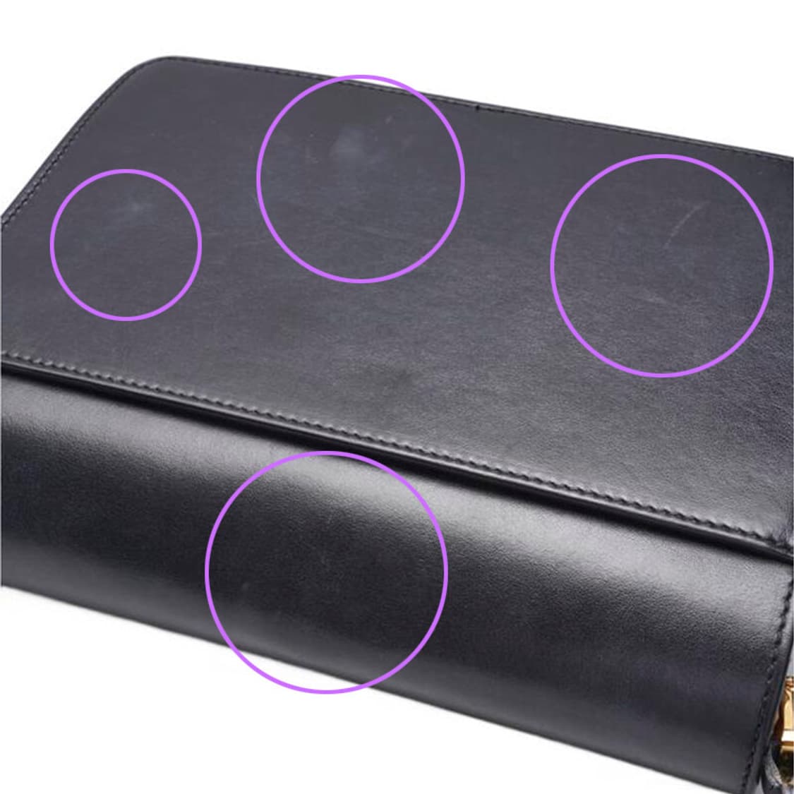 (중고) 마르니 멀티컬러 카프스킨 트렁크 미듐 숄더백 상품이미지9