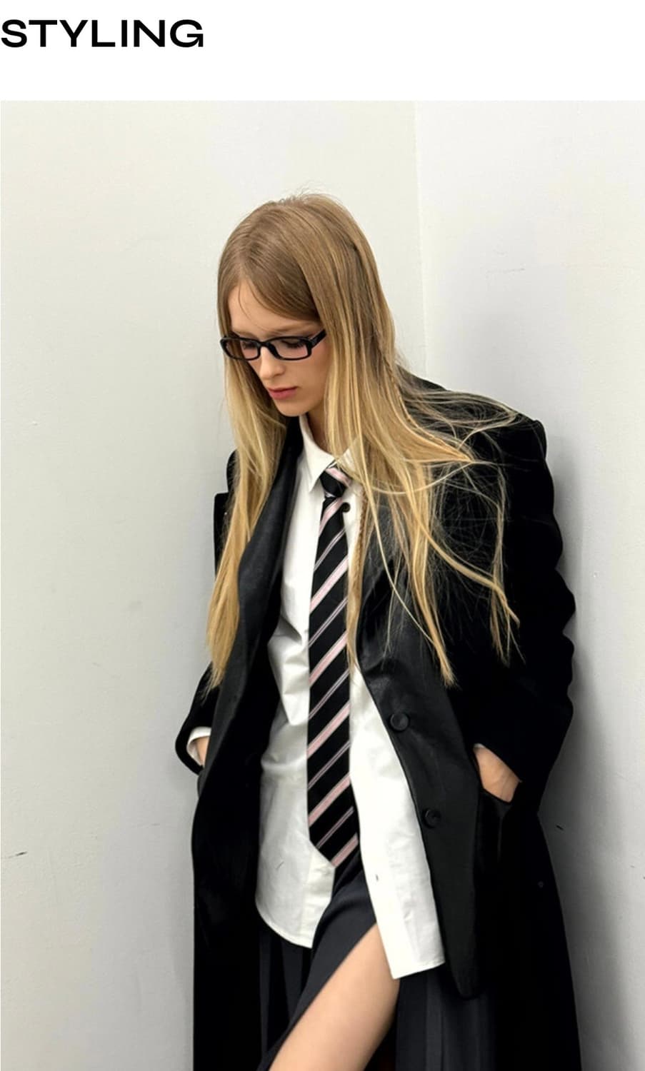 새상품) pocket shirt (white) 상품이미지3