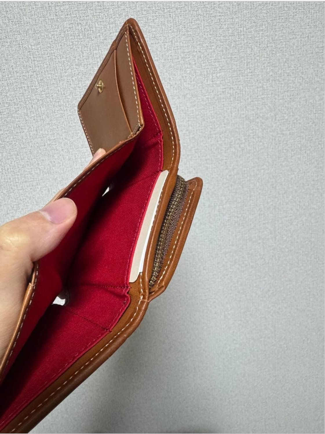 비비안웨스트우드 아카이브 패브릭 레더 하프월렛 반지갑 상품이미지5