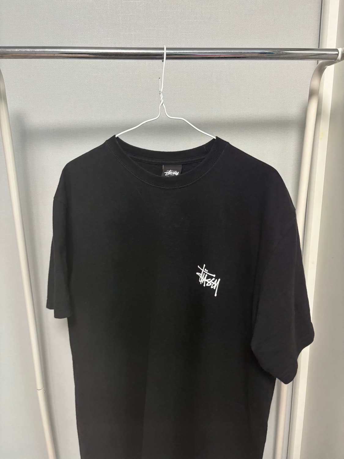 스투시 베이직 반팔 블랙 L 상품이미지2