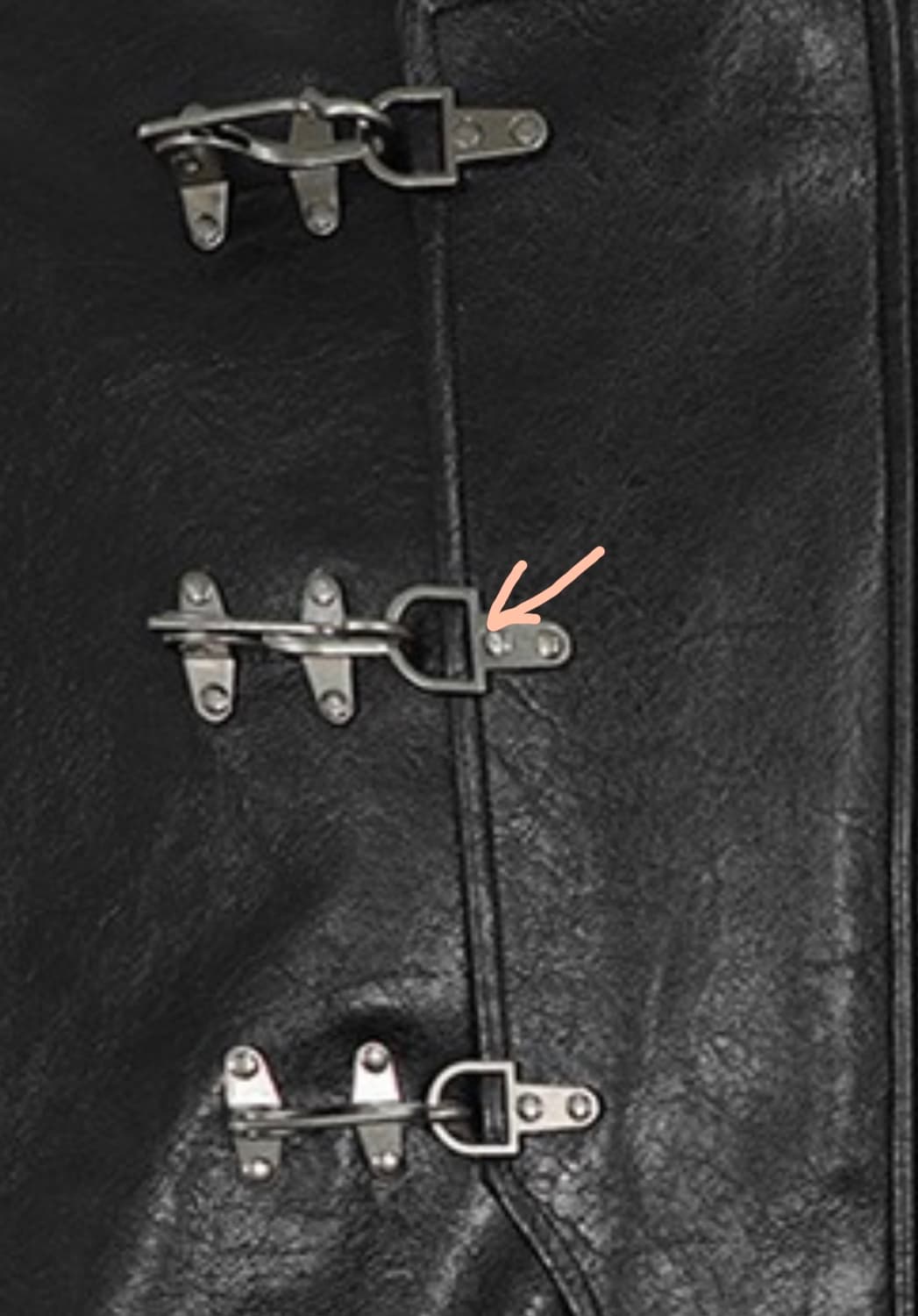 EPOWER 후크 레더자켓 상품이미지4