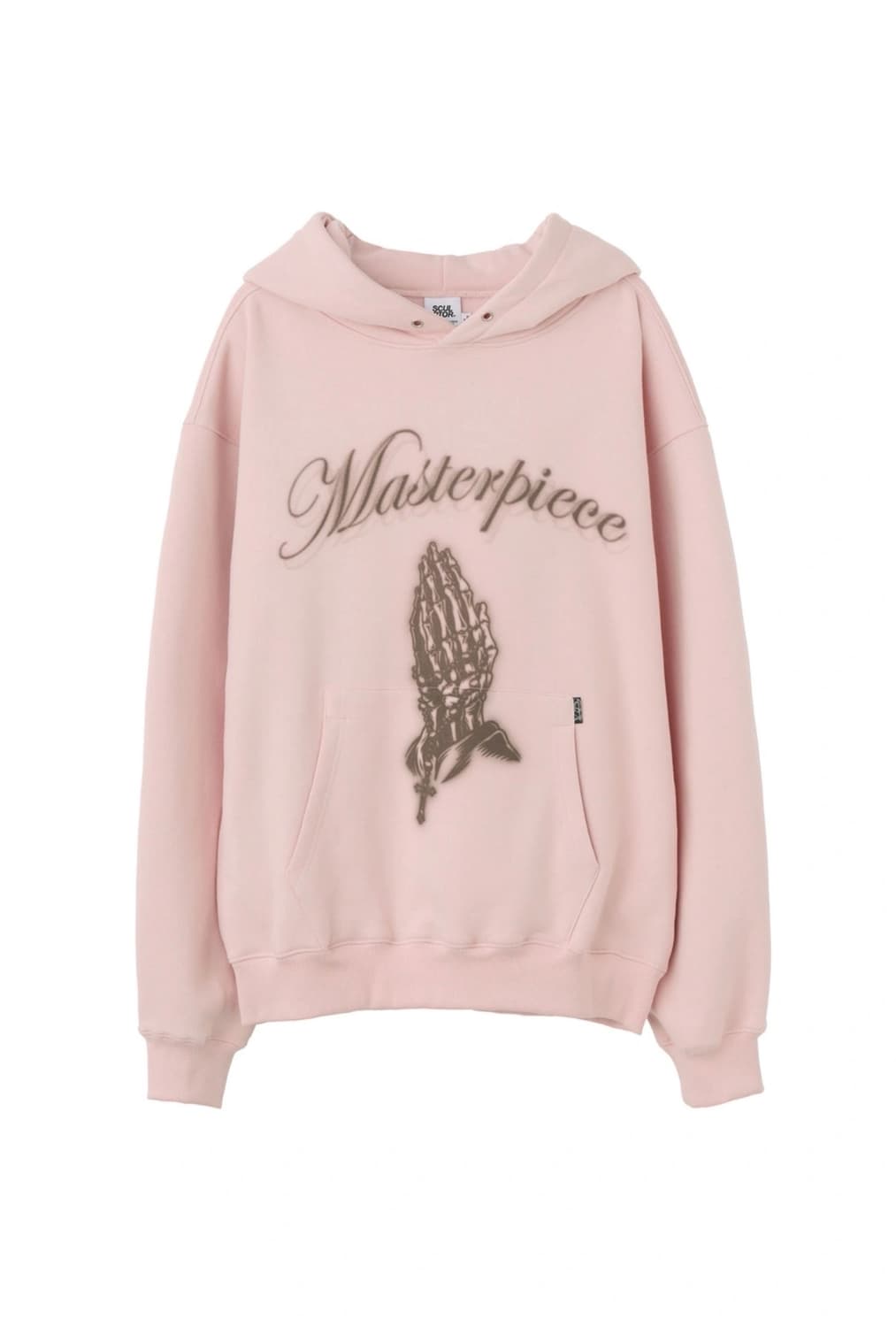 스컬프터 프레잉 후디+팬츠 셋업 세트 / 페일 핑크 상품이미지5