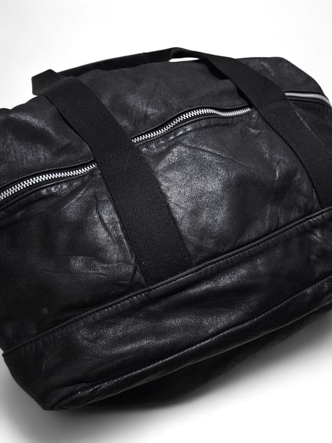 요지 야마모토 와이즈 소가죽 투웨이 보스톤백 상품이미지4