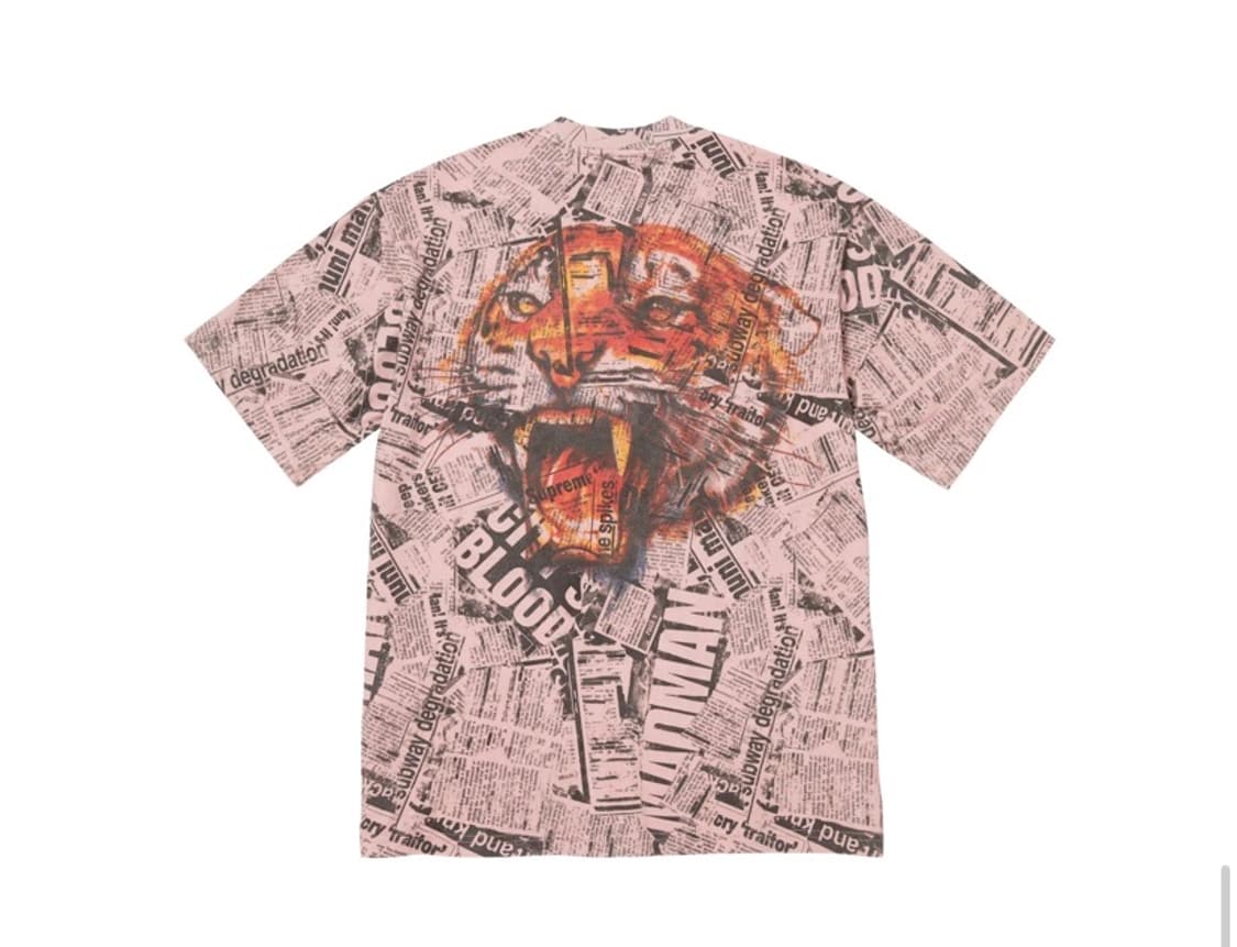 (S)슈프림 25SS Newspaper S/S Top 상품이미지2