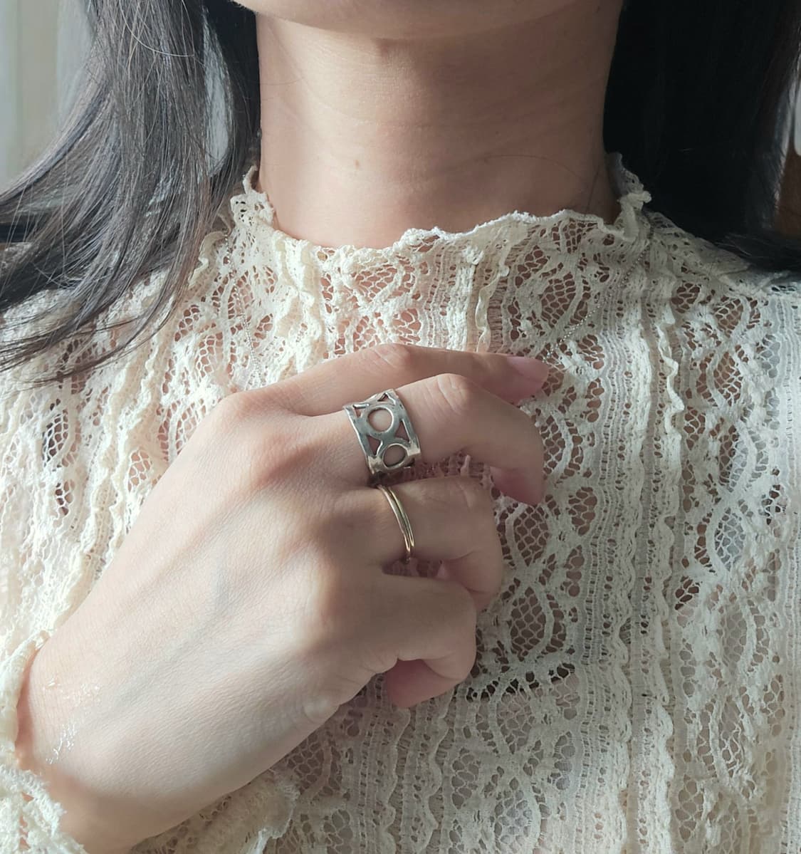 🇳🇴미드센츄리 북유럽 모더니스트 디자인 실버링 상품이미지7